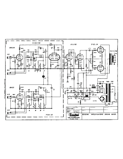 DAVOLI Davoli Organ Bass Tube (EL34) Amplifier  . Rare and Ancient Equipment DAVOLI Davoli_Organ_Bass_Tube_(EL34)_Amplifier.pdf