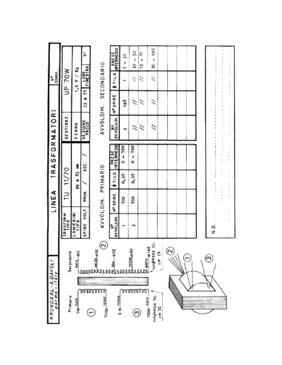 DAVOLI Output Transformer TU11-70  . Rare and Ancient Equipment DAVOLI Davoli_Output_Transformer_TU11-70.pdf