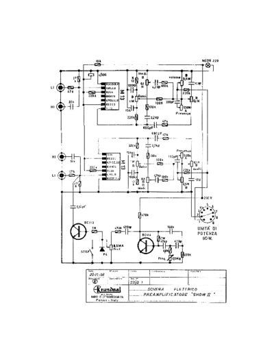 DAVOLI Show II Preamplifier  . Rare and Ancient Equipment DAVOLI Davoli_Show_II_Preamplifier.pdf