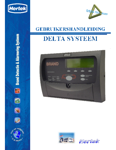 DELTA  BRANDMELD INSTALL BGB002.03 Delta, Gebruikershandleiding  . Rare and Ancient Equipment DELTA  BRANDMELD INSTALL BGB002.03 Delta, Gebruikershandleiding.pdf