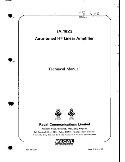 Racal TA1823  . Rare and Ancient Equipment Racal Racal_TA1823.pdf