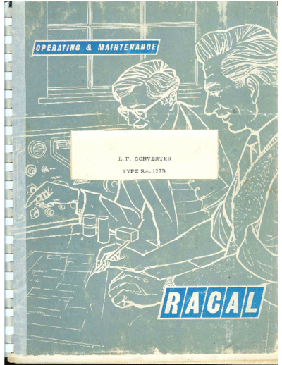 Racal ra137b v6  . Rare and Ancient Equipment Racal ra137b_v6.pdf