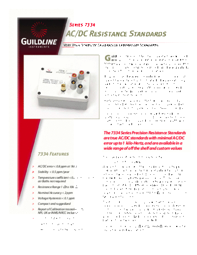 . Various 30350-00-85 A 7334  . Various Guildline 30350-00-85_A 7334.pdf