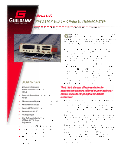 . Various Guildline5150Datasheet  . Various Guildline Guildline5150Datasheet.pdf