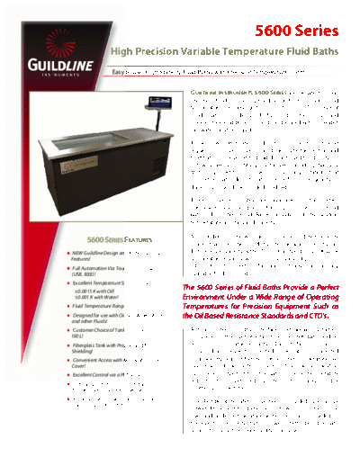 . Various Guildline5600Datasheet  . Various Guildline Guildline5600Datasheet.pdf