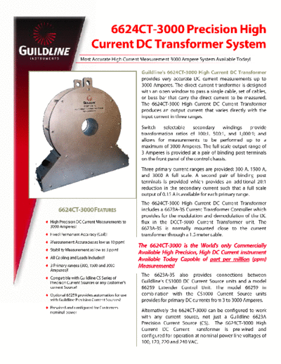 . Various Guildline6624CT3000Datasheet  . Various Guildline Guildline6624CT3000Datasheet.pdf