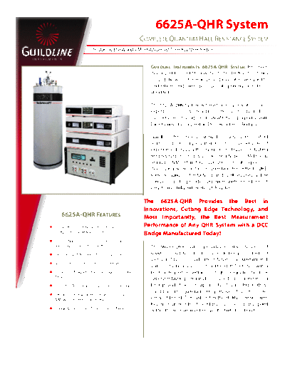 . Various Guildline6625A-QHRDatasheet  . Various Guildline Guildline6625A-QHRDatasheet.pdf