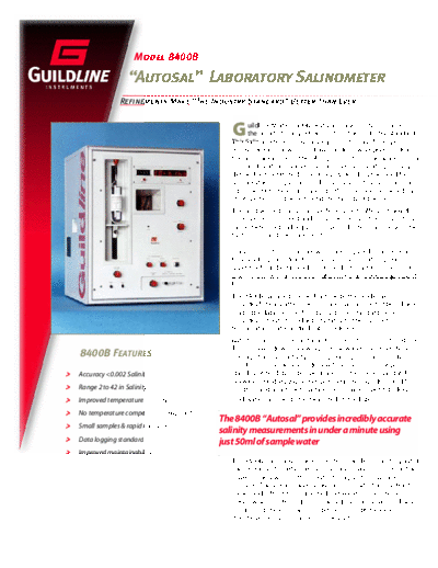 . Various Guildline8400BDatasheet  . Various Guildline Guildline8400BDatasheet.pdf