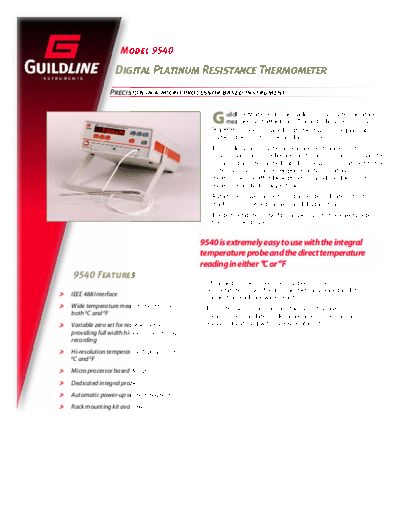 . Various Guildline9540BDatasheet  . Various Guildline Guildline9540BDatasheet.pdf