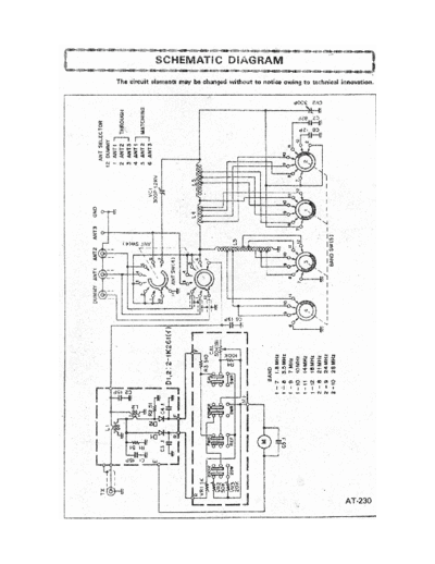 . Various Skrzynka antenowa KENWOOD AT-230  . Various Inne Skrzynka antenowa KENWOOD AT-230.pdf