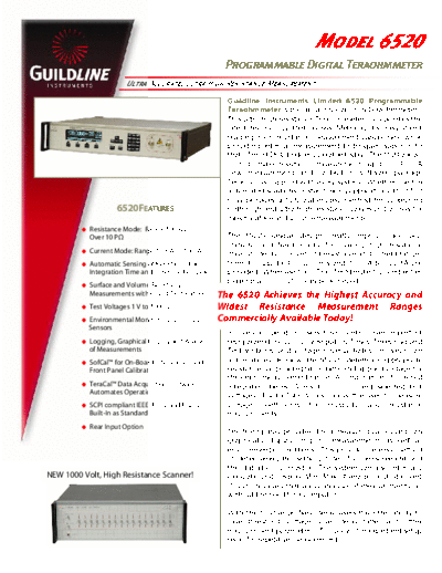 . Various guildline6520datasheet  . Various Guildline guildline6520datasheet.pdf