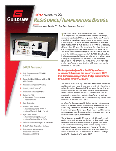 . Various guildline6675adatasheet  . Various Guildline guildline6675adatasheet.pdf