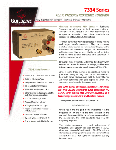 . Various guildline7334datasheet  . Various Guildline guildline7334datasheet.pdf