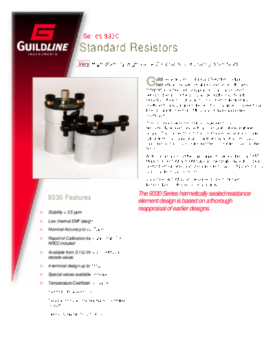 . Various guildline9330datasheet  . Various Guildline guildline9330datasheet.pdf