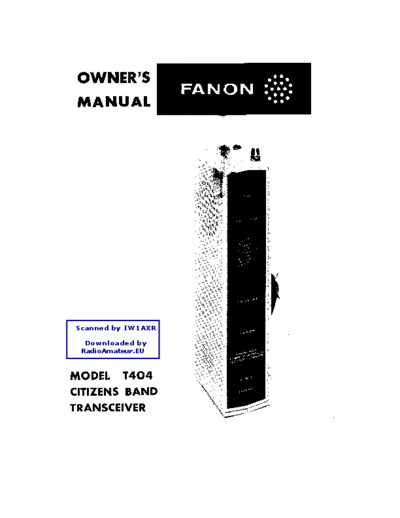 . Various CB Fanon T404 user  . Various Inne CB_Fanon_T404_user.pdf