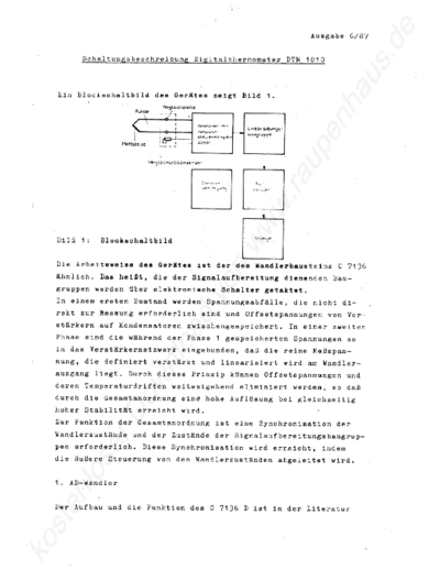 . Various DTM1010 B  . Various Inne DTM1010_B.pdf