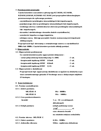 . Various Cz%eastociomierz Zopan KZ2025C-dane techn.  . Various Polskie Cz%eastociomierz Zopan KZ2025C-dane techn..pdf