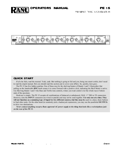 . Various pe15man parametric eq  . Various SM scena pe15man parametric eq.pdf