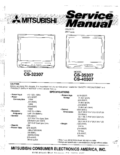 MITSUBISHI cs-32307 cs-35307 cs-40307 chassis zm  MITSUBISHI TV CS-32307 CS-35307 CS-40307 CHASSIS ZM mitsubishi_cs-32307_cs-35307_cs-40307_chassis_zm.pdf