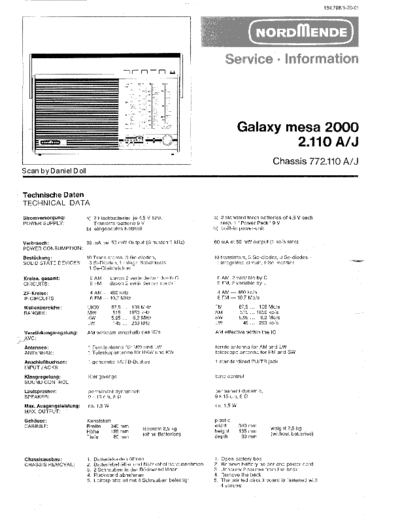 Nordmende hfe nordmende galaxy mesa 2000 service info en de  Nordmende Audio Galaxy Mesa 2000 hfe_nordmende_galaxy_mesa_2000_service_info_en_de.pdf