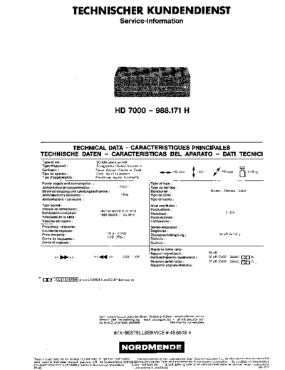 Nordmende nordmende hd 7000 - 988.171h sm  Nordmende Audio HD7000 nordmende_hd_7000_-_988.171h_sm.pdf