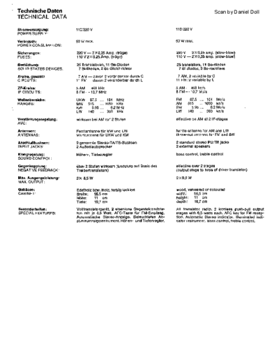 Nordmende hfe nordmende 7001 service info en de  Nordmende Audio 7001 hfe_nordmende_7001_service_info_en_de.pdf