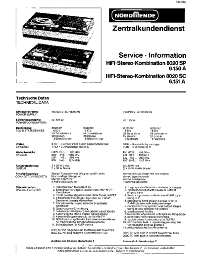 Nordmende hifi-stereo kombination 8020 sp sc sm  Nordmende Audio HIFI-STEREO KOMBINATION 8020 SP SC nordmende_hifi-stereo_kombination_8020_sp_sc_sm.pdf