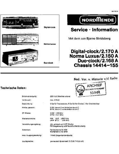Nordmende Nordmende 2170A  Nordmende Audio 2170A DigitalClock Nordmende_2170A.pdf