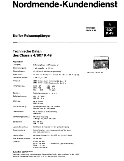 Nordmende 4 607 k49 mikrobox ukw k49 sm  Nordmende Audio Microbox 4.607 nordmende_4_607_k49_mikrobox_ukw_k49_sm.pdf