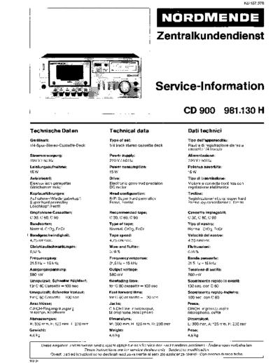 Nordmende nordmende cd 900 sm  Nordmende Audio CD 900 nordmende_cd_900_sm.pdf