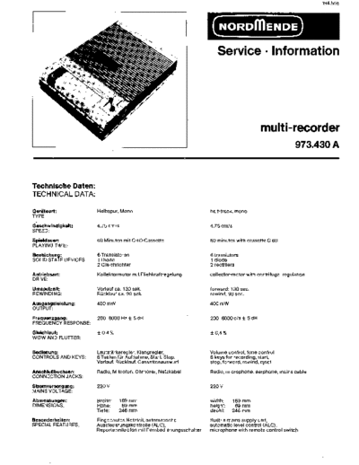 Nordmende nordmende multi-recorder 973.430a sm  Nordmende Audio Multi Recorder 973 nordmende_multi-recorder_973.430a_sm.pdf