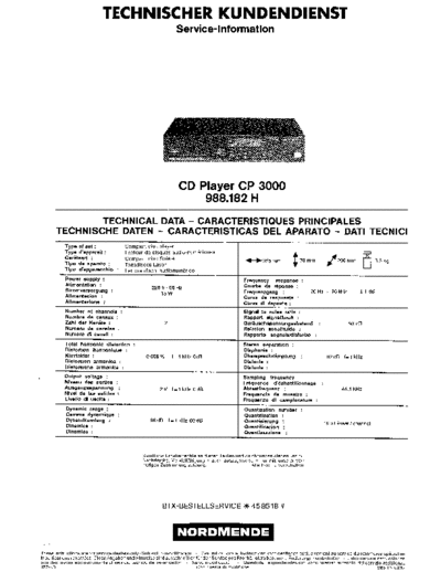 Nordmende cd player cp 3000 sm  Nordmende Audio CP 3000 nordmende_cd_player_cp_3000_sm.pdf
