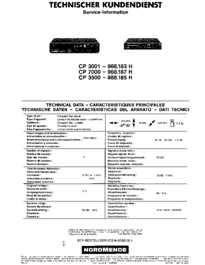 Nordmende nordmende cp 3001 cp 7000 cp 3500 sm  Nordmende Audio CP 3001 CP 7000 CP 3500 nordmende_cp_3001_cp_7000_cp_3500_sm.pdf