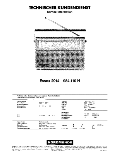 Nordmende essex 2014 984.110h sm  Nordmende Audio Essex 2014 984.110H nordmende_essex_2014_984.110h_sm.pdf