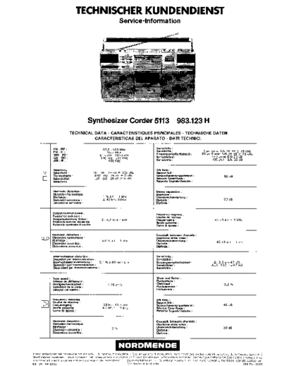 Nordmende nordmende synthesizer corder 5113 983.123h sm  Nordmende Audio SYNTHESIZER CORDER 5113 983.123 nordmende_synthesizer_corder_5113_983.123h_sm.pdf