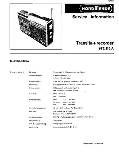 Nordmende nordmende transita recorder 972.113 sm  Nordmende Audio TRANSITA RECORDER 972.113 nordmende_transita_recorder_972.113_sm.pdf