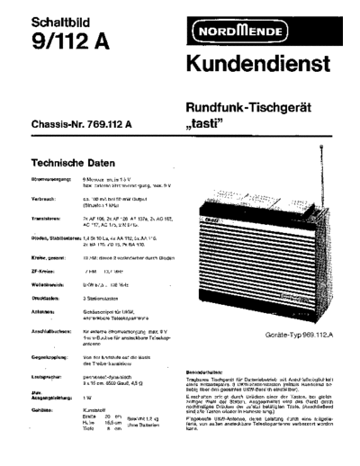 Nordmende rundfunk-tischgeraet tasti 9 112a sm  Nordmende Audio Tasti 9.112A nordmende_rundfunk-tischgeraet_tasti_9_112a_sm.pdf