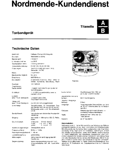 Nordmende nordmende tonbandgeraet titanette 5 904 sm  Nordmende Audio Titanette 5.904 nordmende_tonbandgeraet_titanette_5_904_sm.pdf