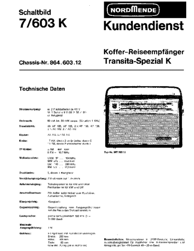 Nordmende transistorkoffer 7 603k transita - spezial k sm  Nordmende Audio Transita 7.603K nordmende_transistorkoffer_7_603k_transita_-_spezial_k_sm.pdf