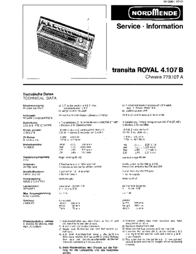 Nordmende transita royal 4.107b sm  Nordmende Audio Transita Royal 4.107B nordmende_transita_royal_4.107b_sm.pdf