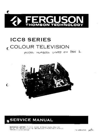 Nordmende thomson ch. icc8  Nordmende TV ICC8 chassis thomson_ch._icc8.pdf