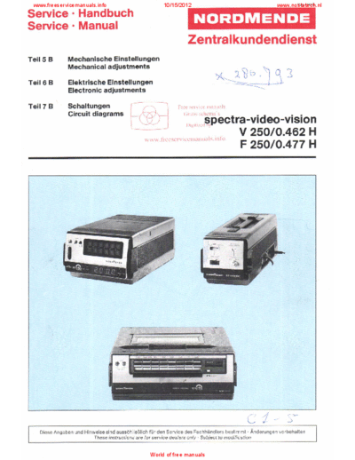 Nordmende v250  Nordmende Video F 250 v250.pdf