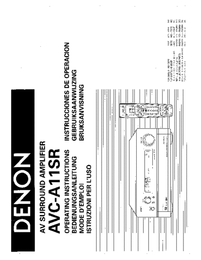 DENON AVCA11SR  DENON Audio AVC-A11 AVCA11SR.pdf