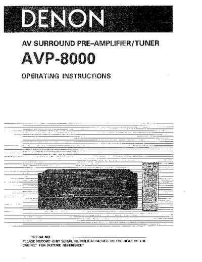 DENON hfe   avp-8000 en  DENON Audio AVP-8000 hfe_denon_avp-8000_en.pdf