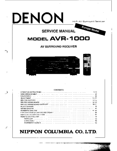 DENON hfe   avr-1000 service en  DENON Audio AVR-1000 hfe_denon_avr-1000_service_en.pdf