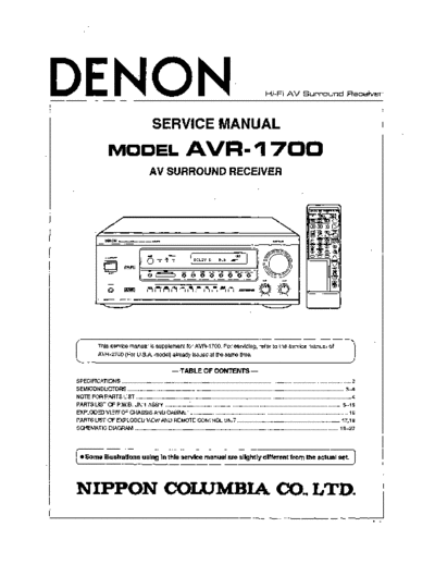DENON hfe   avr-1700 service  DENON Audio AVR-1700 hfe_denon_avr-1700_service.pdf