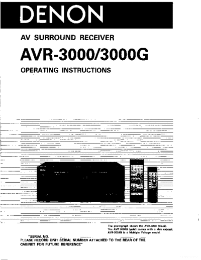 DENON hfe denon avr-3000 3000g en  DENON Audio AVR-3000 hfe_denon_avr-3000_3000g_en.pdf