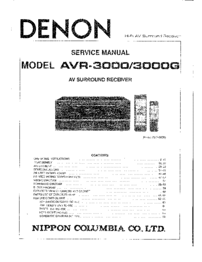 DENON hfe denon avr-3000 3000g service en  DENON Audio AVR-3000 hfe_denon_avr-3000_3000g_service_en.pdf