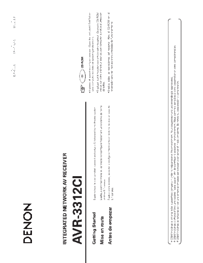 DENON avr3312ci  DENON Audio AVR-3312 avr3312ci.pdf