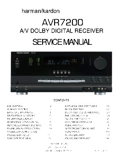 DENON hfe harman kardon avr7200 service  DENON Audio AVR7200 hfe_harman_kardon_avr7200_service.pdf